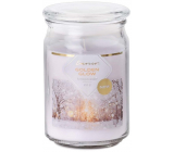 Emocio Golden Glow scented candle glass with glass lid 453 g 93 x 142 mm