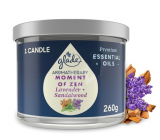 Glade Aromatherapy Moment of Zen Lavender + Sandalwood scented large candle in glass, burning time 60 h 260 g