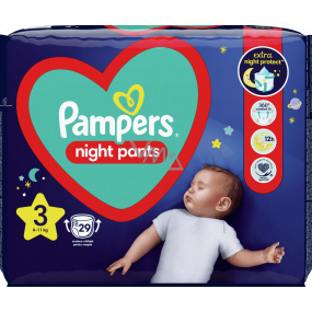 Pampers Night Pants size 3, 6 - 11 kg diaper panties 29 pcs