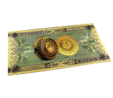 Talisman Gold plastic banknote 100 Bitcoin