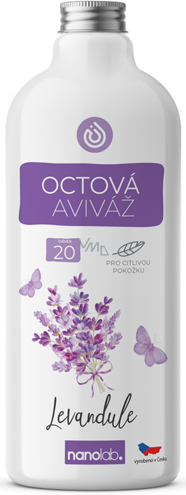 Nanolab Lavender true vinegar fabric softener 20 doses 1 l VMD