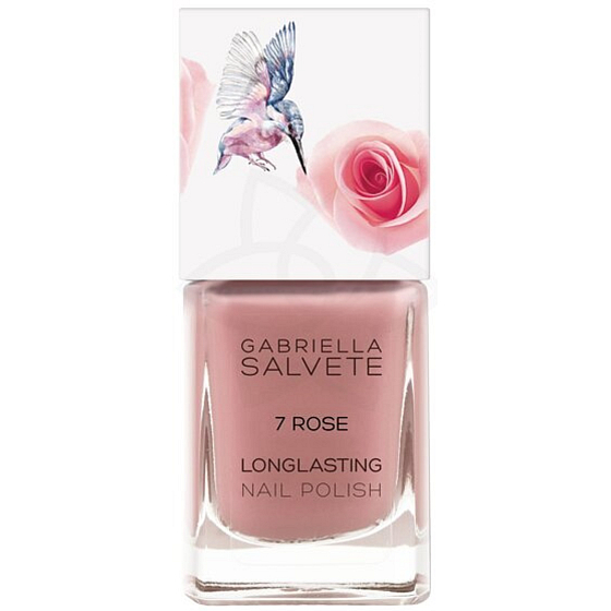 Gabriella Salvete Flower Shop Longlasting Enamel long-lasting high gloss nail polish 7 Rose 11 ml