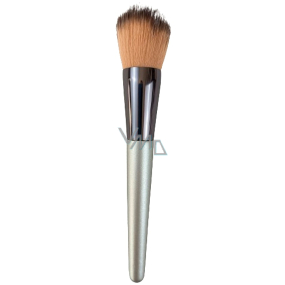 Cosmetic brush with synthetic bristles for powder 17 cm