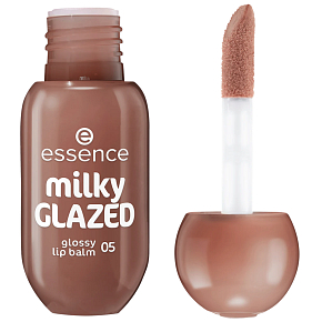 Essence Glossy Lip Balm Milky GLAZED 05 Latte-Tude 4 ml