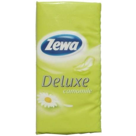 Zewa Deluxe Camomile perfumed paper handkerchiefs 1 piece