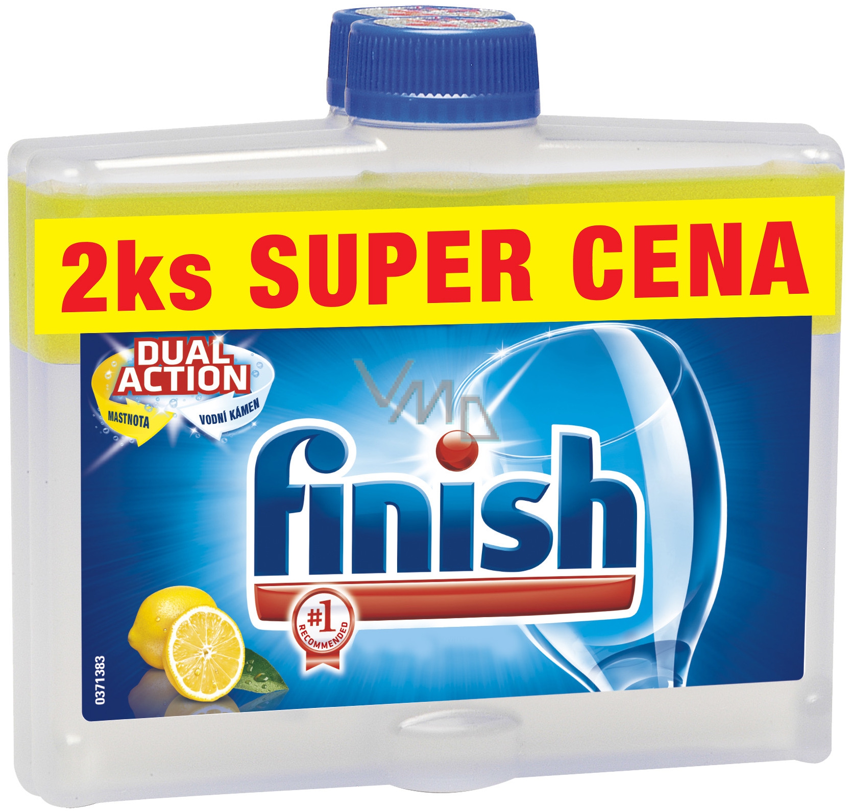 Calgonit Finish Lemon Dishwasher Cleaner 2 x 250 ml, duopack VMD