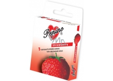 Pepino Strawberry condom made of natural latex 3 pieces