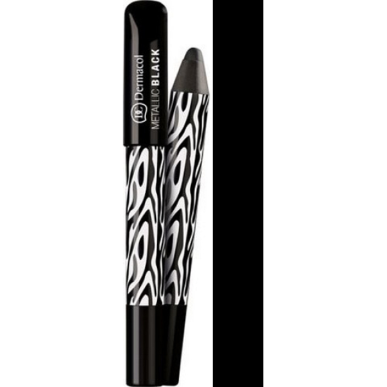 Dermacol Black Sensation Eyeshadow & Pencil 2in1 Metallic Black 1.6g