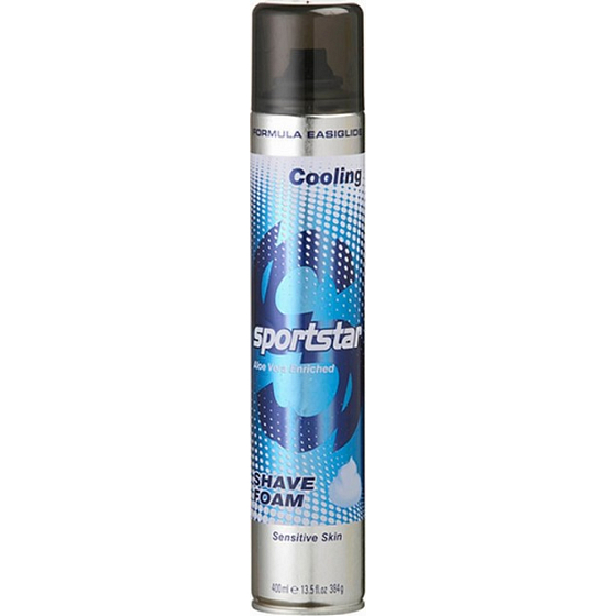Sportstar Men Cooling shaving foam for sensitive skin 400 ml