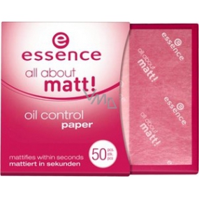 Essence All About Matt! Oil Control Paper papers against grease 50 pieces
