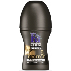 Fa Men Xtreme Protect 5 roll-on ball deodorant for men 50 ml