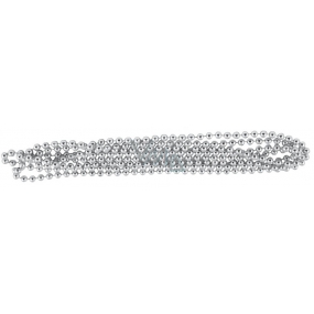 Silver beads 8 mm, 2.7 m