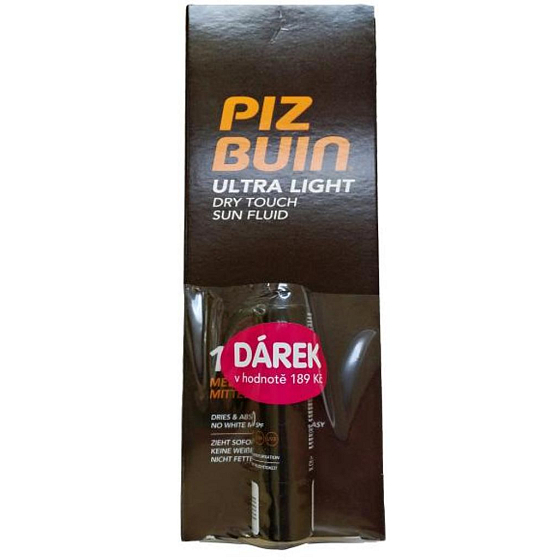 Piz Buin Ultra Light SPF15 Ultra Light Hydrating Sun Fluid 150 ml + SPF30 Lip Balm 4.9 g, Duo Pack