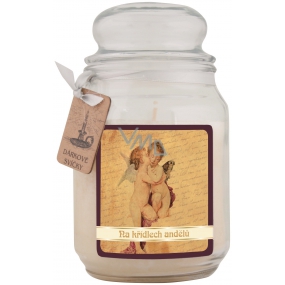 Bohemia Gifts On the wings of angels gift scented candle in glass burning time 105 -120 hours 510 g