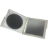 Double square silver mirror 7.5 x 8.3 x 0.6 cm 60100