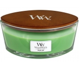 WoodWick Palm leaf - Palmový list vonná svíčka s dřevěným knotem a víčkem sklo loď 453 g