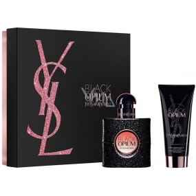 Yves Saint Laurent Opium Black perfumed water for women 30 ml + body lotion 50 ml, gift set