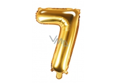 Inflatable balloon number 7, 35 cm foil