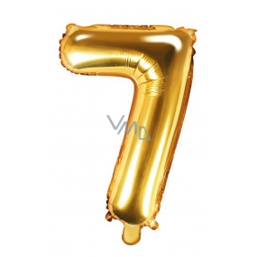 Inflatable balloon number 7, 35 cm foil