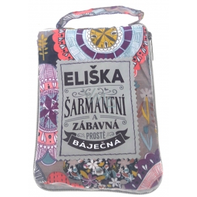 Albi Zippered bag in a handbag with the name Eliška 42 x 41 x 11 cm
