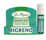 Dr. Popov Migrenol roll-on massage oil to combat sleep, forehead and nape in case of fatigue, migraine, nausea travel pack 6 ml