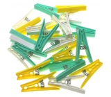 Plastic Nova Small Clothes Pegs 25 pieces