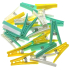 Plastic Nova Small Clothes Pegs 25 pieces