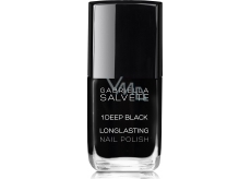 Gabriella Salvete Longlasting Enamel long-lasting nail polish with high gloss 01 Deep Black 11 ml