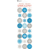 Christmas snowflakes stickers 10 x 31 cm 1 arch
