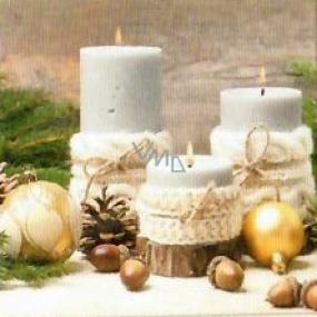 Nekupto Paper napkins 3 ply 33 x 33 cm 20 pieces candles