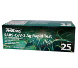Wellion VivaDiag Rapid SARS-COV-2 AG Antigenní výtěrový test Covid-19 z kraje nosu (i pro děti) 25 kusů