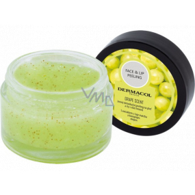 Dermacol Face & Lip Peeling Detoxifying sugar peel for face and lips 50 g