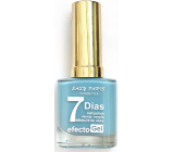 Moje 7Dias Efecto Gel gelový lak na nehty světle modrý č.92 13 ml