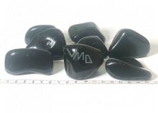 Obsidian Tumbled natural stone 40 - 100 g, 1 piece, rescue stone
