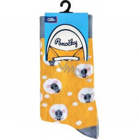 Albi Colored Socks Universal Size Mouse 1 pair