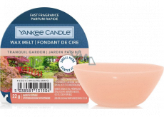 Yankee Candle Tranquil Garden - Silent Garden scented wax for aromatherapy 22 g