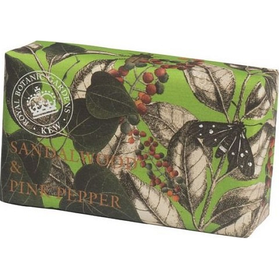 English Soap Sandalwood & Pink Pepper - Sandalwood & Pink Pepper natural perfumed toilet soap with shea butter 240 g