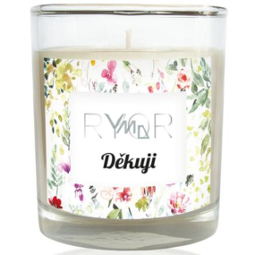 Ryor Thank you soy scented candle small burns up to 18 hours 65 g
