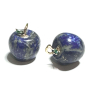 Sodalite apple of knowledge pendant, natural stone 2,7 x 15 mm, communication stone