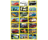 Arch Sticker Decoration Legends 4 Legendary Cars VW Vans 17 x 24,5 cm
