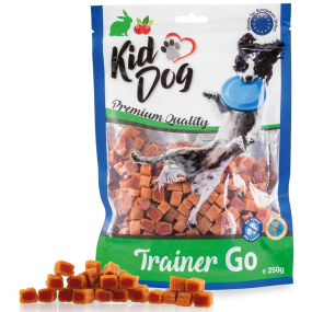 KidDog Trainer go mini cubes with rabbit and cranberries, meat treat for dogs 250 g