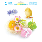 Arch Window film easter easter egg with chick 20 x 23 cm