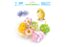 Arch Window film easter easter egg with chick 20 x 23 cm
