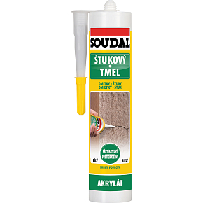 Soudal finishing putty, paintable, white, 280 ml