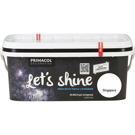 Primacol Decorative Lets Shine decorative paint with glitter, Singapore, 2 l