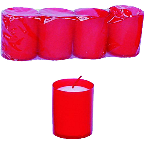 Admit Illumination Candle Cylinder, burns up to 15 hours, 4 x 52 g, W2
