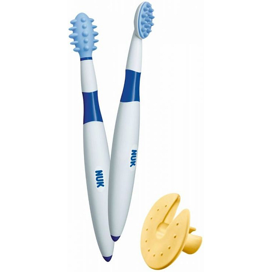 Nuk Toothbrush 1 piece + massage brush 1 piece