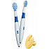 Nuk Toothbrush 1 piece + massage brush 1 piece