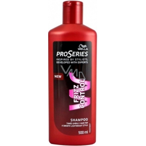 Wella Pro Series Frizz Control shampoo for lush, unruly, shaggy hair 500 ml