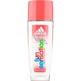 Adidas Fun Sensation perfumed deodorant glass for women 75 ml
